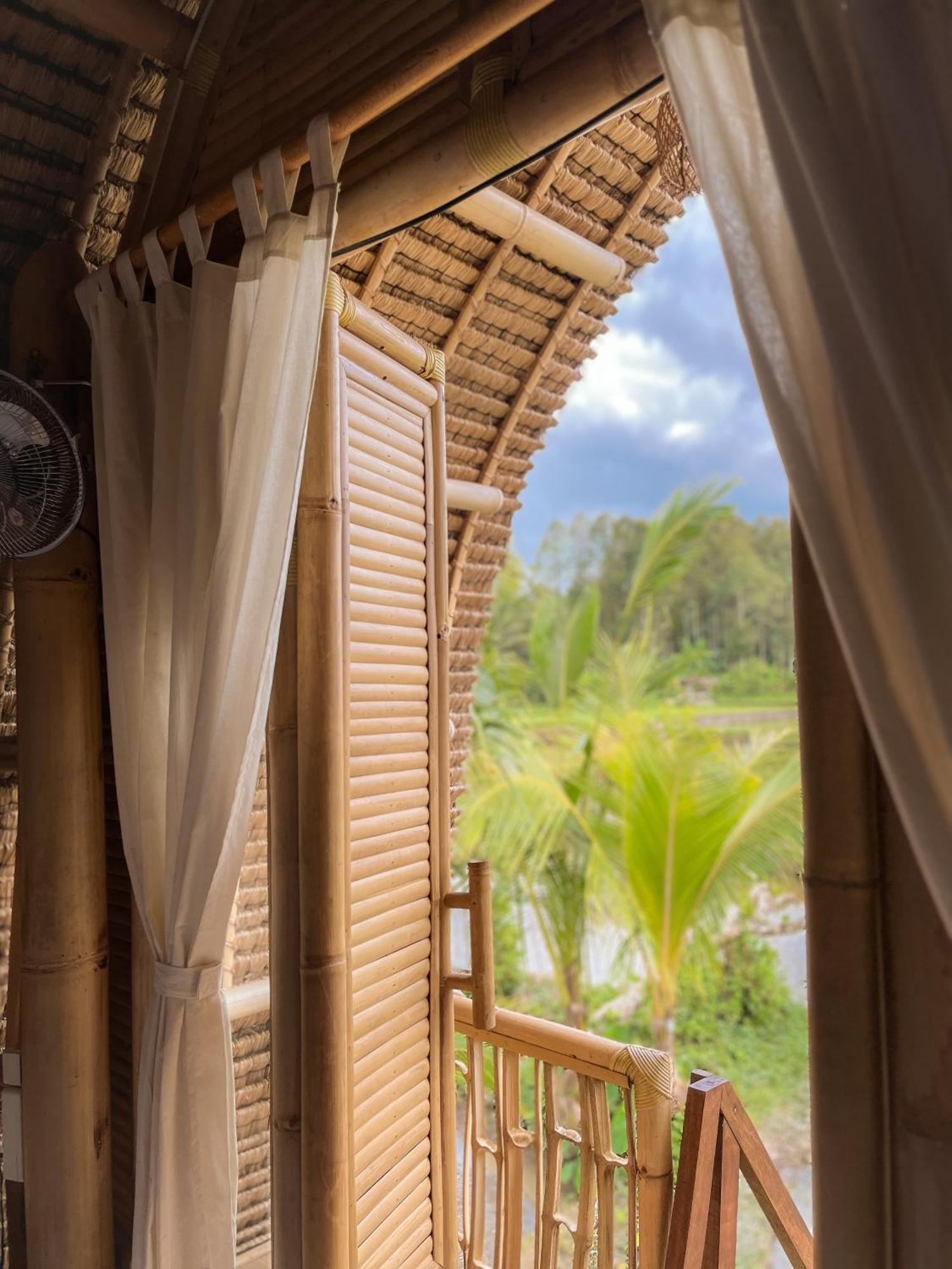 Kawig Bamboo House - Ricefield View, Eco Bamboo Home Tampaksiring Kültér fotó